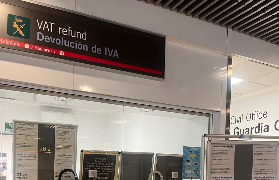 VAT refund counter